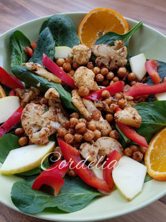 Foto resep Roasted chickpea salad