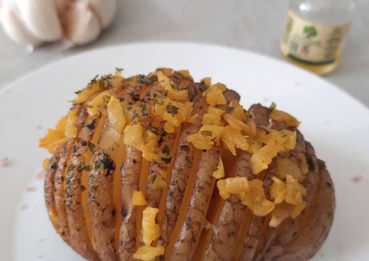 Hasselback potato