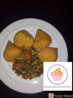 A picture of Moimoi with fish and vegetable soup.