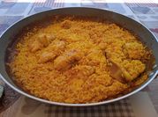 Una foto de arroz con rape