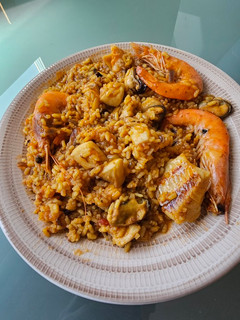 Una foto de Arroz a la marinera