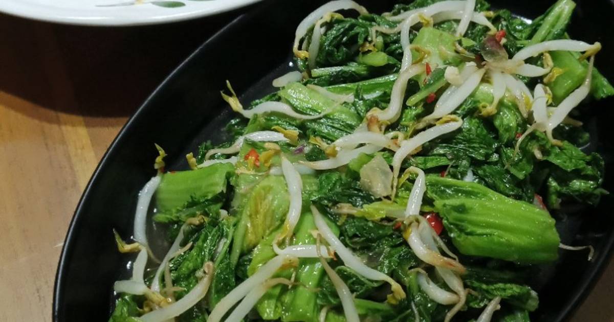 Resep Tumis Tauge Kailan Favorit Bunda