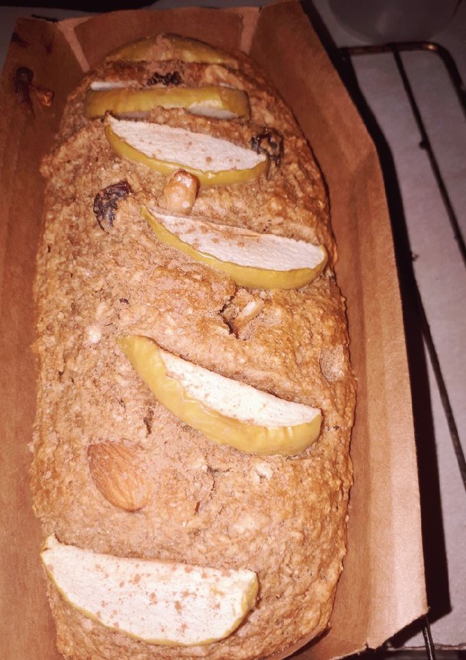 Una foto de Budín de harina integral y avena facilicimooooo