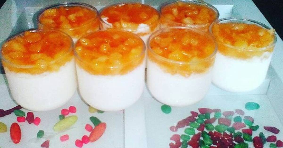 Yogur Casero de Mango y Piña en Yogurtera Receta de Karelys Malpica- Cookpad