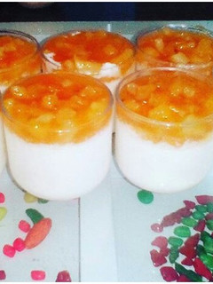 Una foto de Yogur Casero de Mango y Piña en Yogurtera