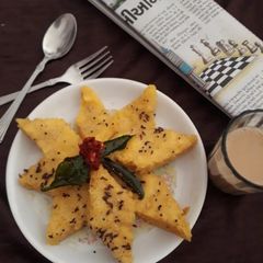 A picture of Gujarati dhokala.