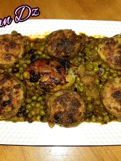 صورة لوصفة غراتان جلبانة وقرنون محشي بالبطاطا مقلية 👌👍