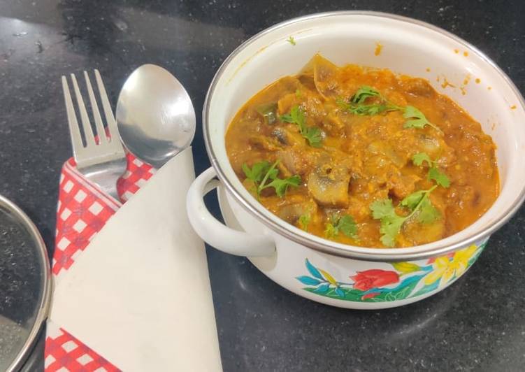Recipe of Speedy Kadai Mushroom
