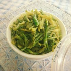 A picture of Bottle Gourd skin fry.