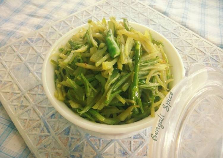 Easiest Way to Make Any-night-of-the-week Bottle Gourd skin fry