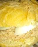Sándwich con crema de Atún y huevo 😋