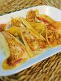 Pulled chicken o Tacos de pollo desmechado