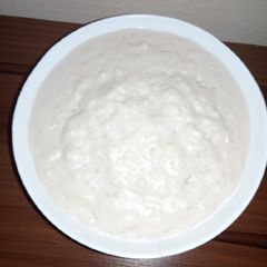 A picture of Rice pudding (kunun shinkafa).