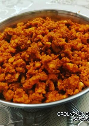 A picture of Groundnut Garlic Chutney.
