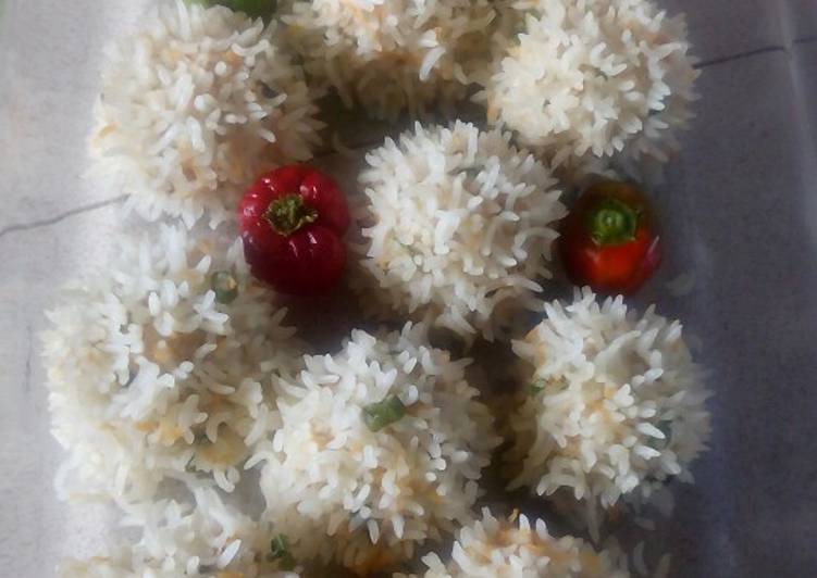 Chicken rice meatballs