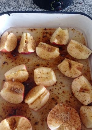 Una foto de Manzanas asadas 🍎🍎🍎