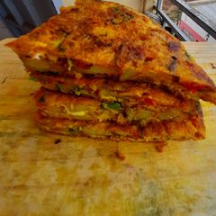 A picture of Potato omelette.