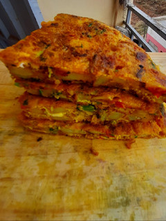 A picture of Potato omelette.