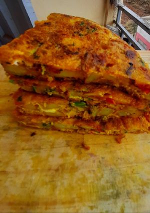 A picture of Potato omelette.