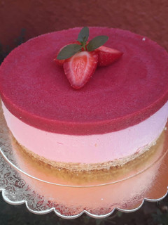 Una foto de Torta de yogurt