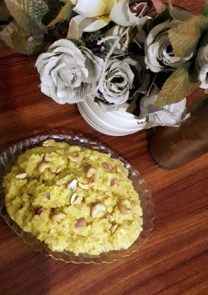 A picture of Special ande ka halwa.