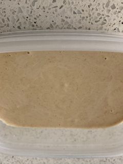 A picture of Cheap lazy hummus.