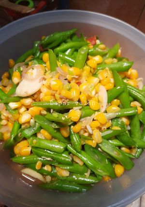 Foto resep Tumis buncis jagung