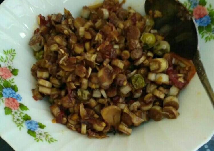 Sambal Goreng Umbut Owei alias Pekat alias Rotan
