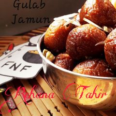 A picture of Gulab Jamun #foodiesandfriends.