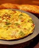 Tortilla de calabacín rellena de cosas ricas 😍😍