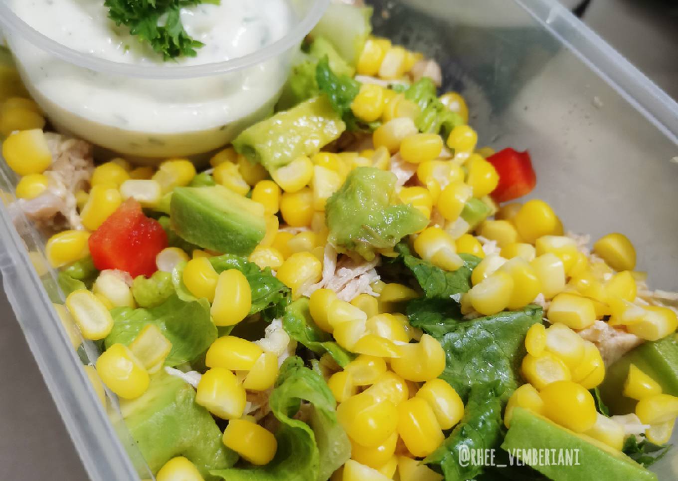 Chicken Avocado Corn Salad