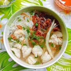 A picture of Tekwan khas Palembang.