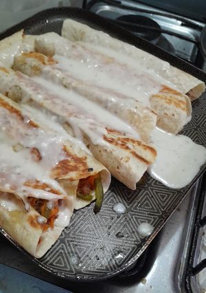 Una foto de Burritos improvisados