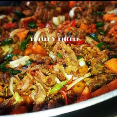 A picture of Samosa filling.