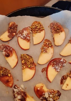 Una foto de Toque dulce con manzana