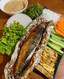 Cá Nướng Cuốn Bánh Tráng