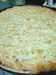 Una foto de Tarta de coco y dulce de leche