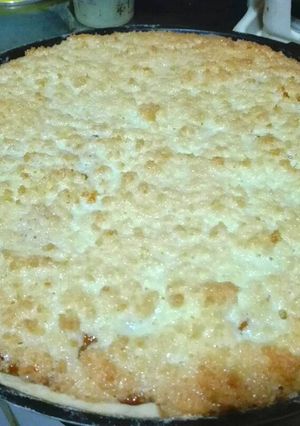 Una foto de Tarta de coco y dulce de leche