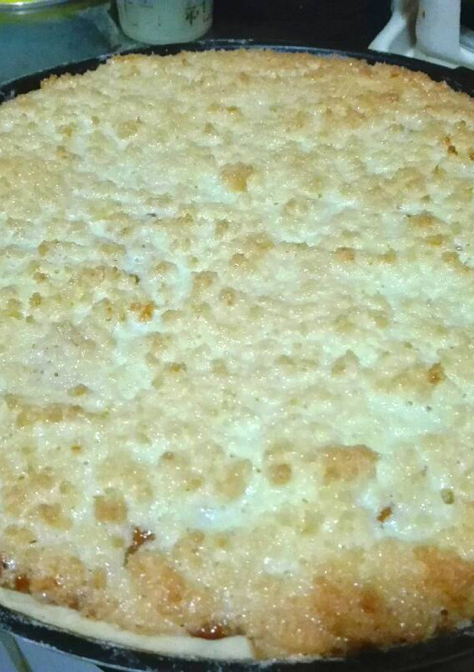 Una foto de Tarta de coco y dulce de leche