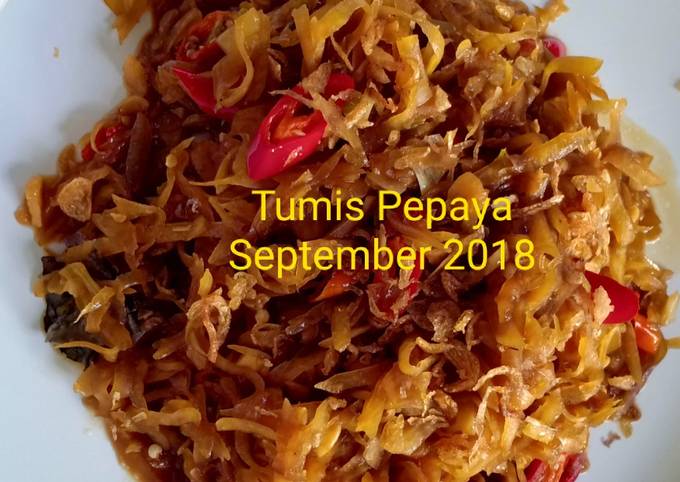 Resep Tumis Pepaya yang Bikin Ngiler