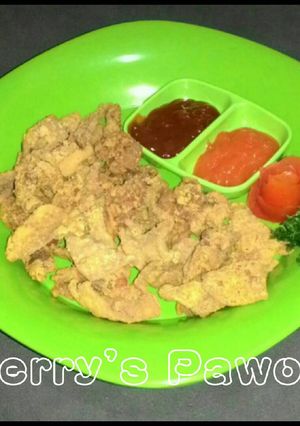 Foto resep Kulit Ayam Goreng Tepung Krispi