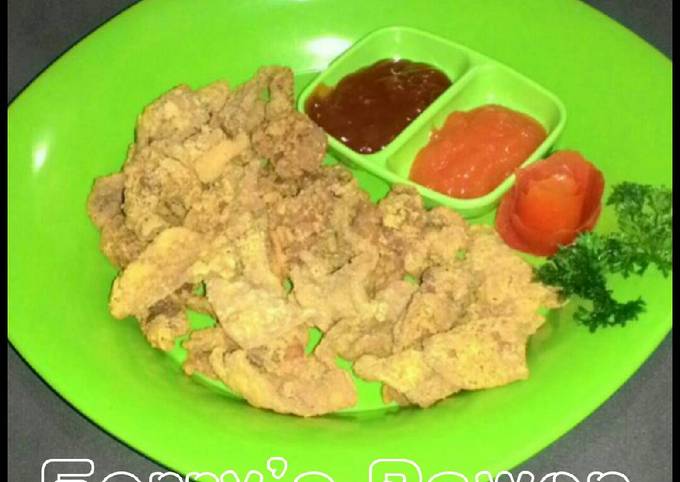 Kulit Ayam Goreng Tepung Krispi