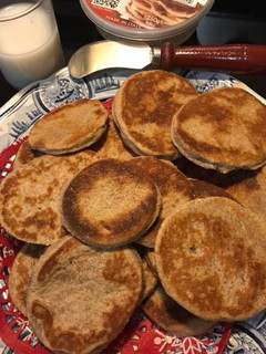Una foto de Tortillitas de queso Mascarpone