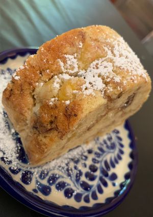 Una foto de Pan de plátano macho, avena, amaranto y nuez