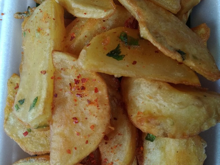 Langkah Mudah untuk Menyiapkan Potato Wedges Simple, Menggugah Selera