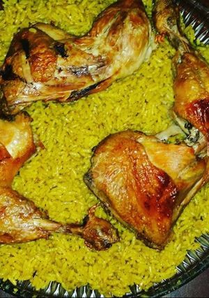 صورة لوصفة كبسة بالدجاج