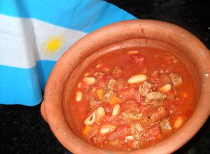 Una foto de Guiso patrio de carne, porotos y vegetales