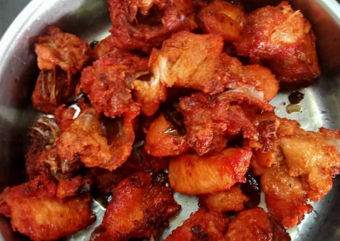 Step-by-Step Guide to Prepare Homemade Buhari chicken pokoda