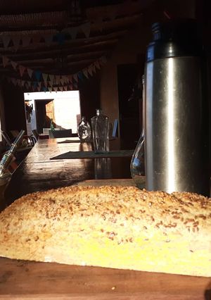 Una foto de Pan Integral con semillas de lino 🌻👌