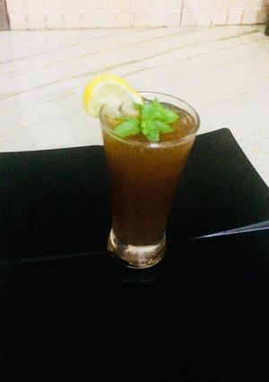 A picture of Jaggery cool drink.